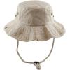 image:imageThe Hat Depot Cotton StoneWashed Safari Wide Brim Foldable DoubleSided Sun Boonie Bucket Hat2 Cotton  Khaki