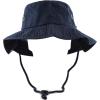image:imageThe Hat Depot Cotton StoneWashed Safari Wide Brim Foldable DoubleSided Sun Boonie Bucket Hat2 Cotton  Navy