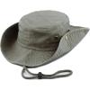 image:imageThe Hat Depot Cotton StoneWashed Safari Wide Brim Foldable DoubleSided Sun Boonie Bucket Hat2 Cotton  Olive