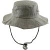 image:imageThe Hat Depot Cotton StoneWashed Safari Wide Brim Foldable DoubleSided Sun Boonie Bucket Hat2 Cotton  Olive