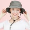 image:imageThe Hat Depot Cotton StoneWashed Safari Wide Brim Foldable DoubleSided Sun Boonie Bucket Hat2 Cotton  Olive
