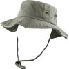 image:imageThe Hat Depot Cotton StoneWashed Safari Wide Brim Foldable DoubleSided Sun Boonie Bucket Hat2 Cotton  Olive
