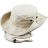 image:imageThe Hat Depot Cotton StoneWashed Safari Wide Brim Foldable DoubleSided Sun Boonie Bucket Hat2 Cotton  Putty