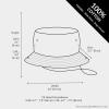 image:imageThe Hat Depot Cotton StoneWashed Safari Wide Brim Foldable DoubleSided Sun Boonie Bucket Hat2 Cotton  Red