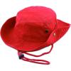 image:imageThe Hat Depot Cotton StoneWashed Safari Wide Brim Foldable DoubleSided Sun Boonie Bucket Hat2 Cotton  Red