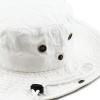 image:imageThe Hat Depot Cotton StoneWashed Safari Wide Brim Foldable DoubleSided Sun Boonie Bucket Hat2 Cotton  White