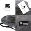 image:imageThe Hat Depot Cotton StoneWashed Safari Wide Brim Foldable DoubleSided Sun Boonie Bucket Hat3 Pigment  Black