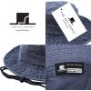 image:imageThe Hat Depot Cotton StoneWashed Safari Wide Brim Foldable DoubleSided Sun Boonie Bucket Hat3 Pigment  Blue