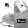 image:imageThe Hat Depot Cotton StoneWashed Safari Wide Brim Foldable DoubleSided Sun Boonie Bucket Hat3 Pigment  Grey