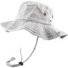 image:imageThe Hat Depot Cotton StoneWashed Safari Wide Brim Foldable DoubleSided Sun Boonie Bucket Hat3 Pigment  Grey