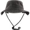 image:imageThe Hat Depot Cotton StoneWashed Safari Wide Brim Foldable DoubleSided Sun Boonie Bucket Hat4 Black Denim