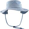 image:imageThe Hat Depot Cotton StoneWashed Safari Wide Brim Foldable DoubleSided Sun Boonie Bucket Hat4 Lt Denim