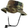 image:imageThe Hat Depot Cotton StoneWashed Safari Wide Brim Foldable DoubleSided Sun Boonie Bucket Hat5 Woodland Camo