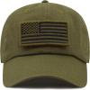 image:imageThe Hat Depot Cotton amp Pigment Low Profile Tactical Operator USA Flag Patch Military Army Cap2 Cotton  Olive