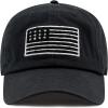 image:imageThe Hat Depot Cotton amp Pigment Low Profile Tactical Operator USA Flag Patch Military Army Cap3 Black
