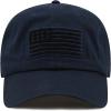 image:imageThe Hat Depot Cotton amp Pigment Low Profile Tactical Operator USA Flag Patch Military Army Cap3 Navy
