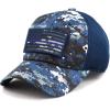 image:imageThe Hat Depot Cotton amp Pigment Low Profile Tactical Operator USA Flag Patch Military Army CapUSABlue Digi CamoBlue line