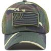 image:imageThe Hat Depot Cotton amp Pigment Low Profile Tactical Operator USA Flag Patch Military Army CapUsacamo