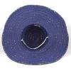 image:imageThe Hat Depot Crushable MultiColors with Ribbon Wide Floppy Brim Sun HatNavy