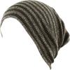 image:imageThe Hat Depot Fashion Junior Youth Unisex Soft Warm Stripe Knit Beanie Winter Hat Made in USA Khaki