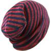 image:imageThe Hat Depot Fashion Junior Youth Unisex Soft Warm Stripe Knit Beanie Winter Hat Made in USA RedNavy