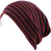 image:imageThe Hat Depot Fashion Junior Youth Unisex Soft Warm Stripe Knit Beanie Winter Hat Made in USA RedNavy