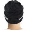 image:imageThe Hat Depot Fleece Winter Functional Beanie Hat Cold WeatherReflective Safety for Everyone Performance StretchBlack