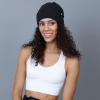 image:imageThe Hat Depot Fleece Winter Functional Beanie Hat Cold WeatherReflective Safety for Everyone Performance StretchBlack