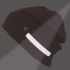 image:imageThe Hat Depot Fleece Winter Functional Beanie Hat Cold WeatherReflective Safety for Everyone Performance StretchBrown