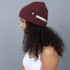 image:imageThe Hat Depot Fleece Winter Functional Beanie Hat Cold WeatherReflective Safety for Everyone Performance StretchBurgundy