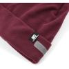 image:imageThe Hat Depot Fleece Winter Functional Beanie Hat Cold WeatherReflective Safety for Everyone Performance StretchBurgundy