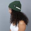 image:imageThe Hat Depot Fleece Winter Functional Beanie Hat Cold WeatherReflective Safety for Everyone Performance StretchDark Green