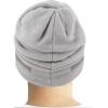 image:imageThe Hat Depot Fleece Winter Functional Beanie Hat Cold WeatherReflective Safety for Everyone Performance StretchGrey