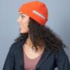 image:imageThe Hat Depot Fleece Winter Functional Beanie Hat Cold WeatherReflective Safety for Everyone Performance StretchOrange