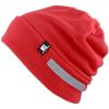 image:imageThe Hat Depot Fleece Winter Functional Beanie Hat Cold WeatherReflective Safety for Everyone Performance StretchRed