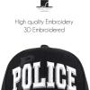 image:imageThe Hat Depot Law Enforcement 3D Embroidered Hat01 Policeblack