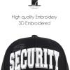 image:imageThe Hat Depot Law Enforcement 3D Embroidered Hat3 Security  Black