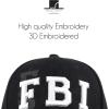 image:imageThe Hat Depot Law Enforcement 3D Embroidered Hat4 Fbi