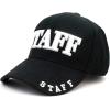 image:imageThe Hat Depot Law Enforcement 3D Embroidered Hat4 Staff  Black