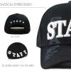 image:imageThe Hat Depot Law Enforcement 3D Embroidered Hat4 Staff  Black