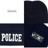 image:imageThe Hat Depot Law Enforcement 3D Embroidered Hat5 Made in Usa Police Beanie  NavyWhite