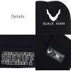 image:imageThe Hat Depot Law Enforcement 3D Embroidered Hat5 Made in Usa Sheriff Beanie  Black