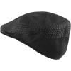 image:imageThe Hat Depot Light Weight Classic Mesh Newsboy Ivy Gatsby Cabbie Golf Hat CapBlack