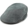image:imageThe Hat Depot Light Weight Classic Mesh Newsboy Ivy Gatsby Cabbie Golf Hat CapDark Grey