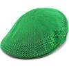 image:imageThe Hat Depot Light Weight Classic Mesh Newsboy Ivy Gatsby Cabbie Golf Hat CapKelly Green