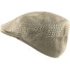 image:imageThe Hat Depot Light Weight Classic Mesh Newsboy Ivy Gatsby Cabbie Golf Hat CapKhaki