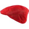 image:imageThe Hat Depot Light Weight Classic Mesh Newsboy Ivy Gatsby Cabbie Golf Hat CapRed