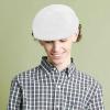 image:imageThe Hat Depot Light Weight Classic Mesh Newsboy Ivy Gatsby Cabbie Golf Hat CapWhite