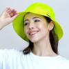 image:imageThe Hat Depot Lightweight Quick Dry Polyester Packable Nylon Bucket Sun Hat1 Light  Neon Lime