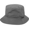 image:imageThe Hat Depot Lightweight Quick Dry Polyester Packable Nylon Bucket Sun Hat2 Light  Dark Gray